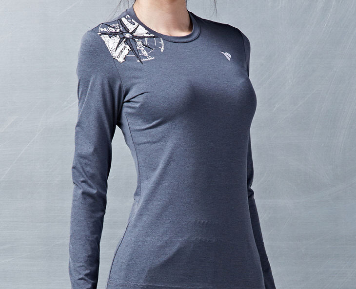 독도 긴팔 티셔츠 2020 회색