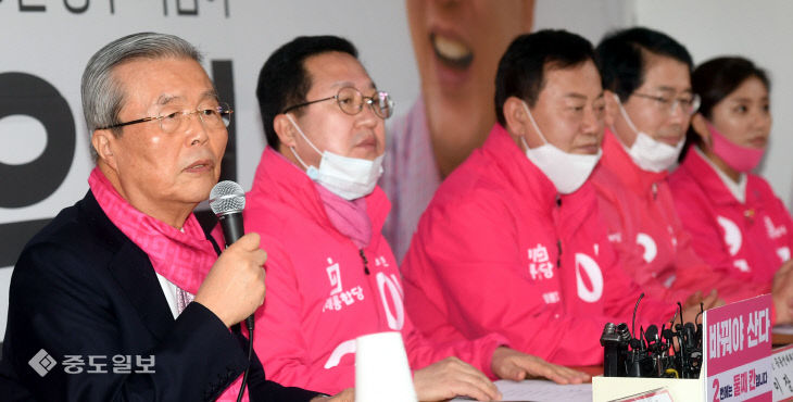 20200405-김종인 위원장 대전 지원4