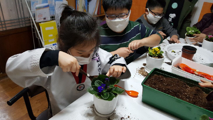 (소부리마을학교) 마을학교에서 나만의 화분 만들기