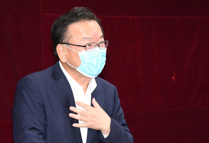 광주 찾은 김부겸<YONHAP NO-2149>