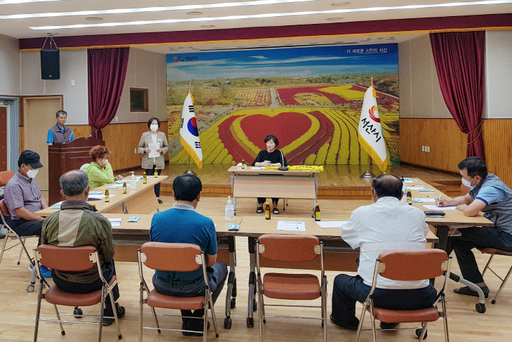 3. 지난13일 서산국화축제위원회 긴급회의 장면