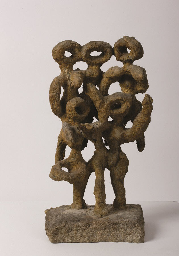 이응노, 군상, 1967, 청동, 32x16x12.5cm