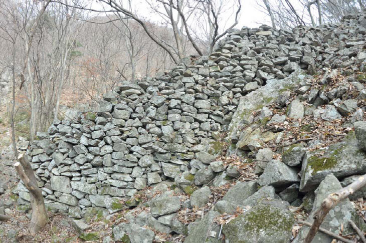 계룡산 산성터 현장사진