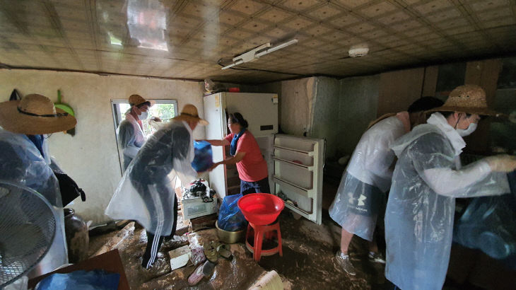 (사진) 수해복구 현장 1