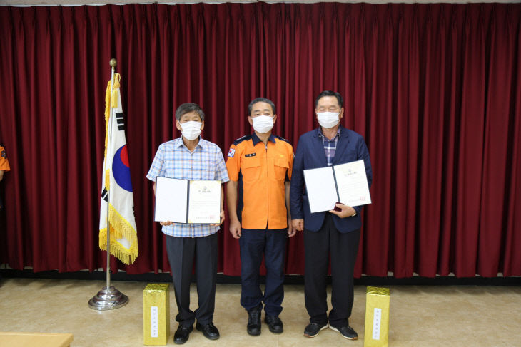 0811태안소방서, 하트세이버 수여식