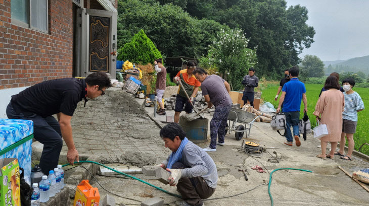 특수임무 고마봉사단 봉사활동 사진