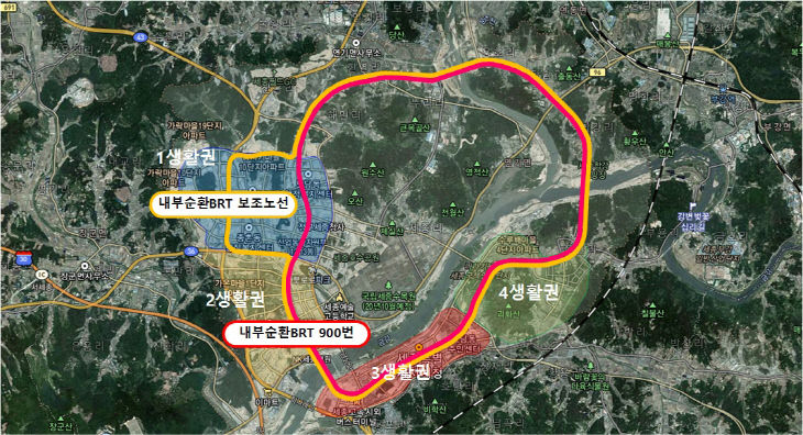 내부순환보조BRT_노선도