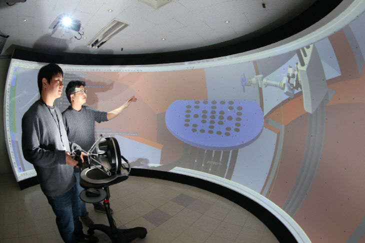 (사진) 한국원자력연구원이 개발한 해체공정 통합평가 시스템