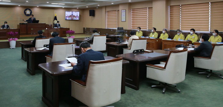 임시회 폐회 사진