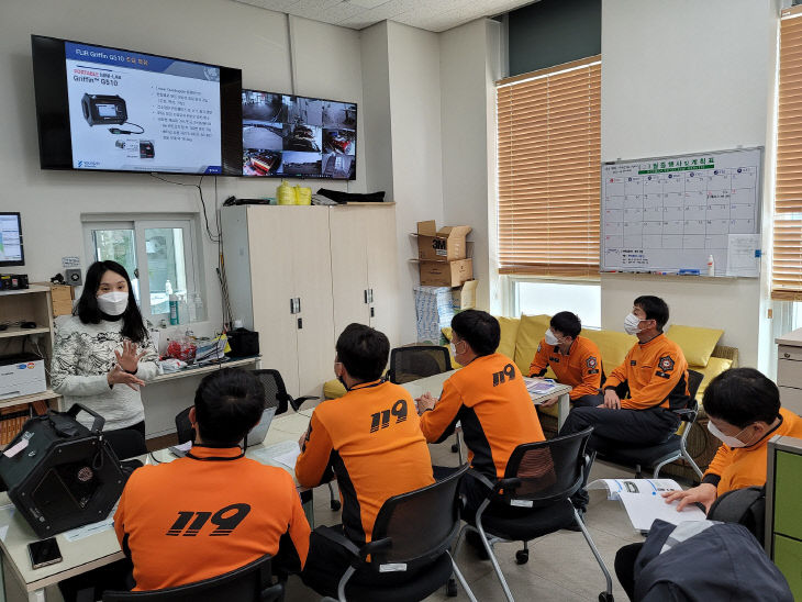 대전특수구조단, 유해물질 분석기 조작 교육 및 훈련 실시 (2)