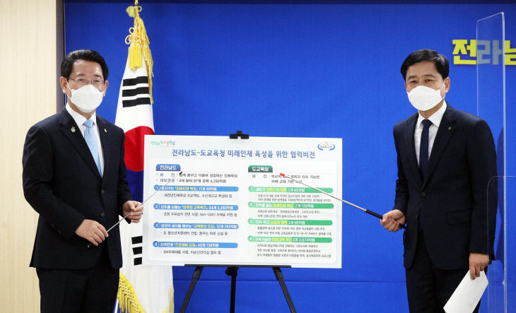 20210223전라남도와 전남교육청 교육 협력비전 공동발표4