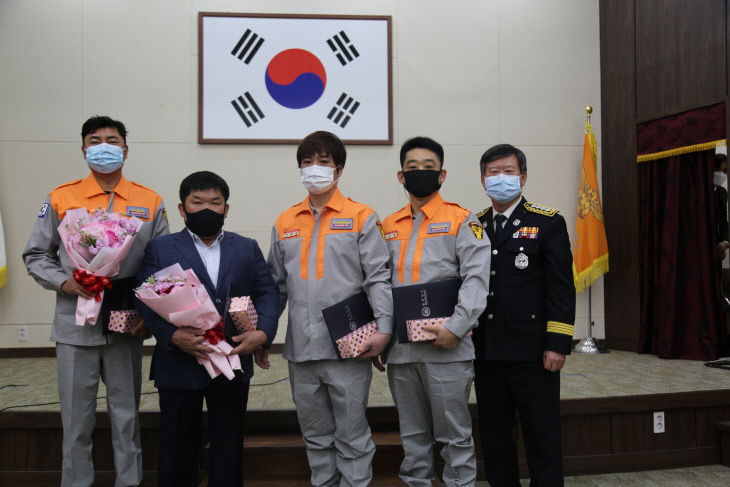 (0305)천안서북소방서, 의용소방대원 현장활동 유공 표창 수여