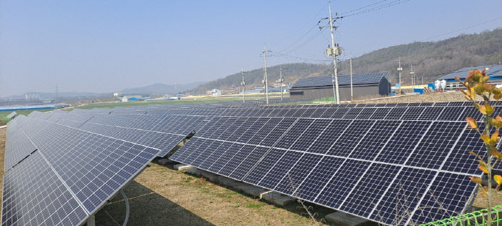 전북군산태양광발전소(갈산1리마을기업)