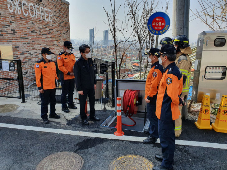 대전소방본부장, 대동 고지대 화재취약지역 현장 방문 (1)