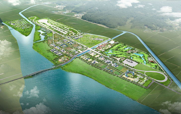 2.천수만 간척지 서산특구 조감도