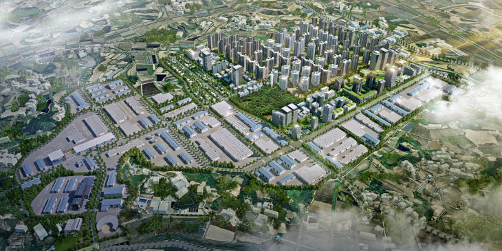 01-1 성본산업단지 광역조감도