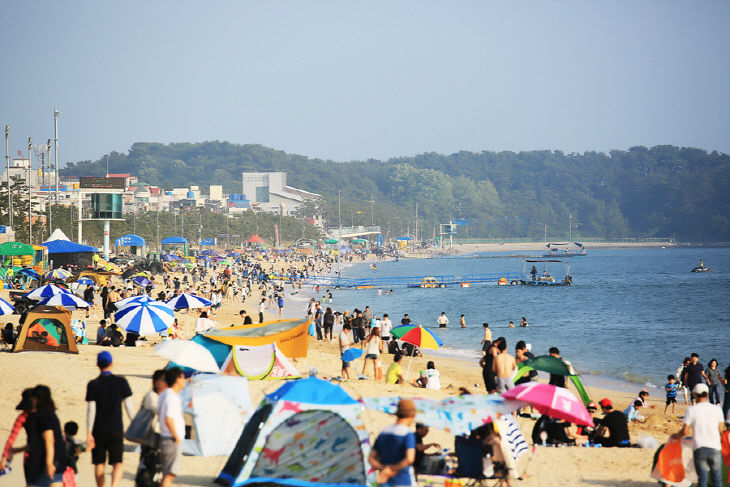 대천해수욕장 전경
