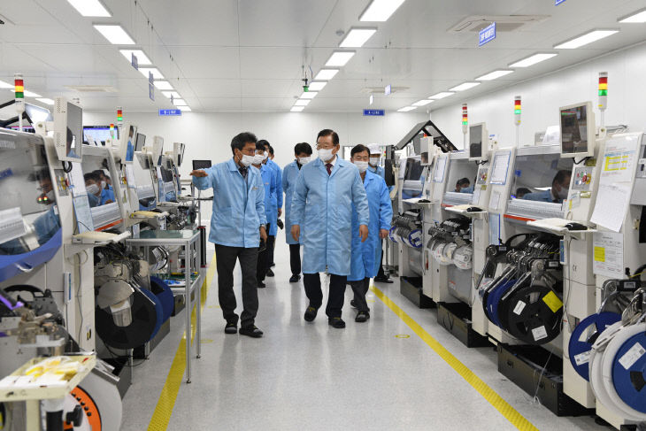 홍성군, 기업방문