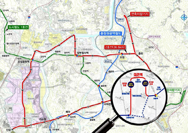 도시철도 트램, 대전의 관문 대전역 경유한다!-조감도 (2)