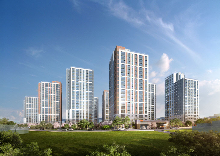 DL이앤씨 e편한세상 석림 더노블-메인-투시도