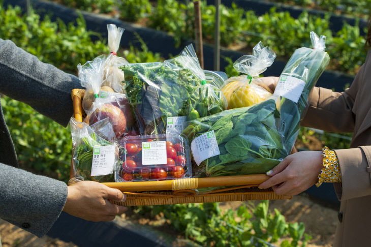 홍성군의 친환경 농산물