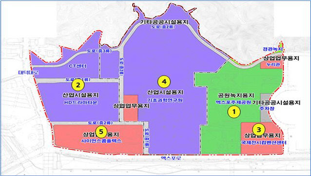 엑스포재창조사업 현황도