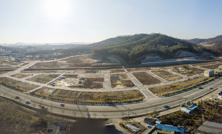 홍성군 신청사 부지 전경