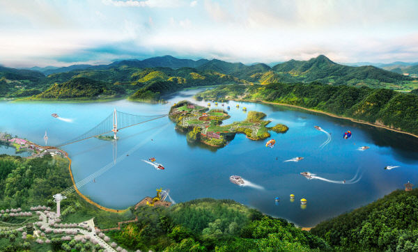 1. 임실군, 옥정호 붕어섬 사계절 정원 조성 ‘박차’