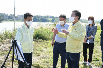 저수지 담수현장 확인 (3)