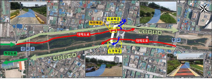 중앙로 신_구 지하상가 연결공사 앞두고 우회도로 공사 추진01