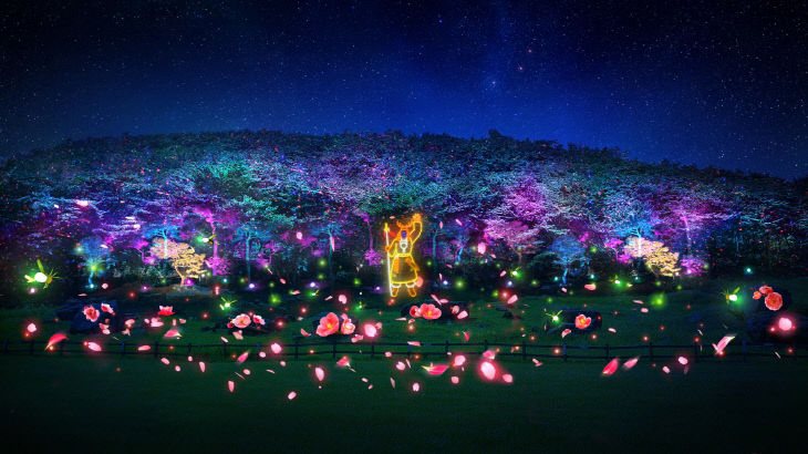 고인돌 활용 미디어아트(찬란한 빛의 의식)