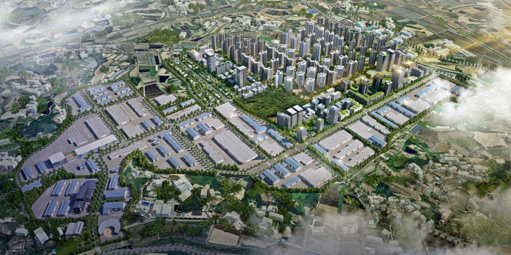 조감도(성본산업단지 광역 조감도)