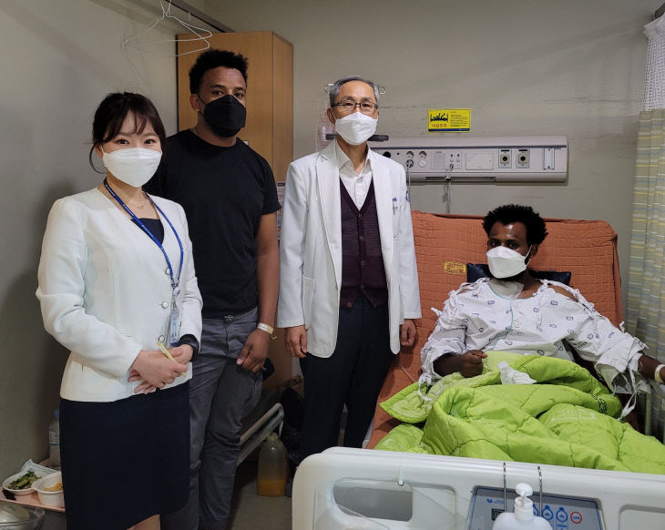 인천성모병원 에디오피아 나눔환자 사진