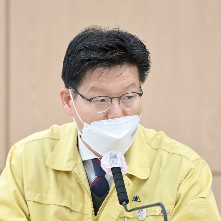 김정섭 시장 월중업무보고회 사진