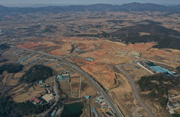 보도사진(2)-빛그린산업단지 조성공사 2공구 전경(동)