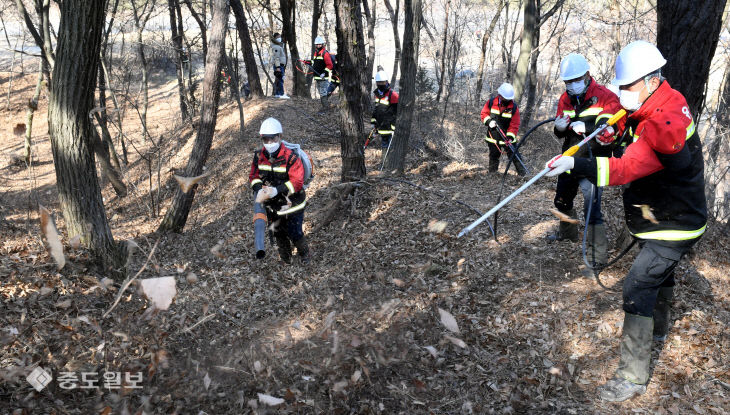 20220221-겨울철 산불진화훈련