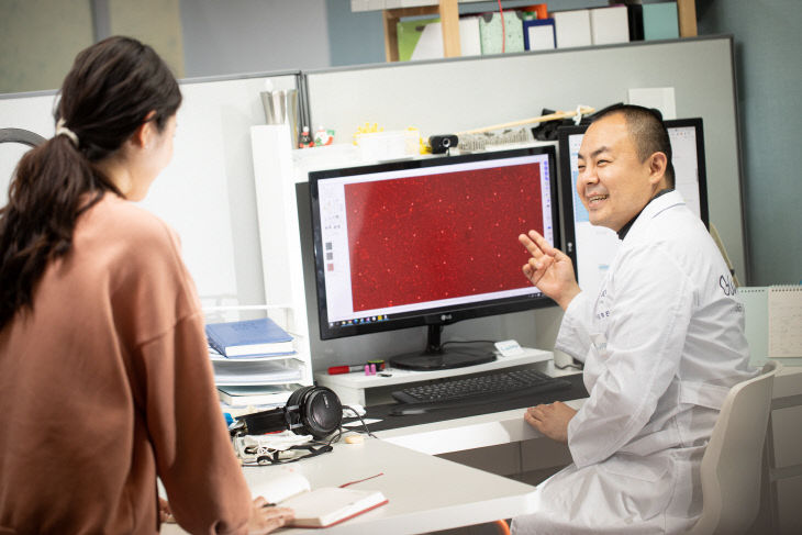 UST-한국생명공학연구원(KRIBB) 캠퍼스 연구지도 모습