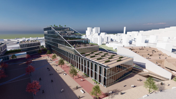 산학연혁신허브관 조감도