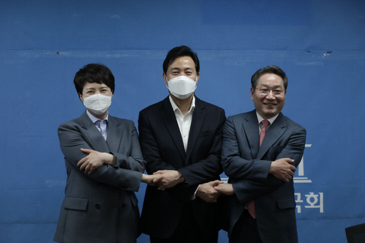 국민의힘 김은혜 경기도지사 후보, 이재명 전 지사 사과 요구