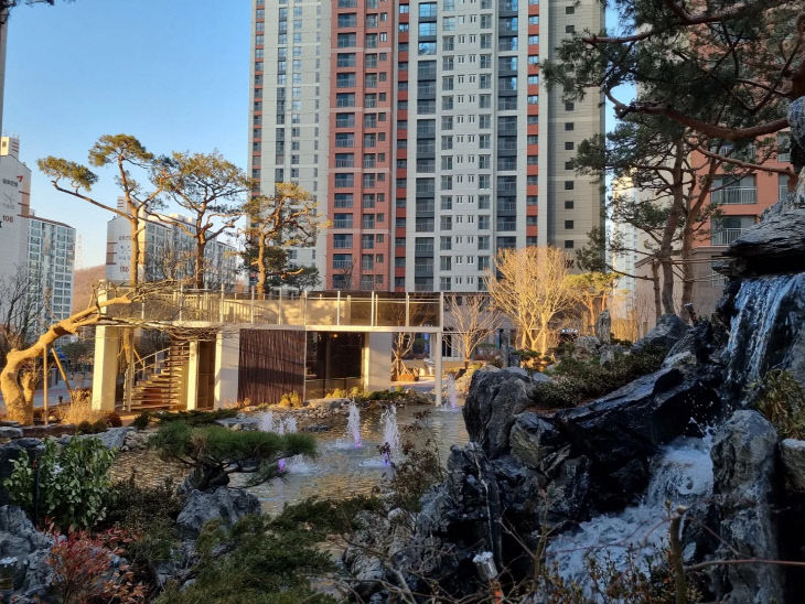 더샵 부평센트럴시티 산수원 전경