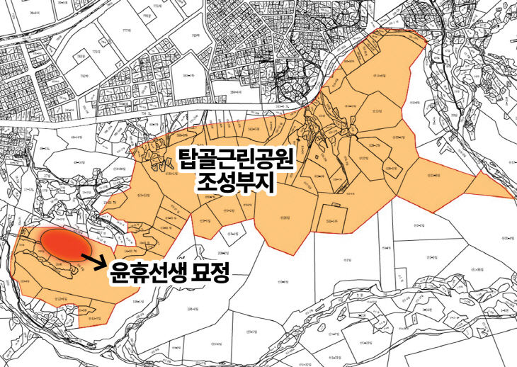 탑골근린공원-조성평면도