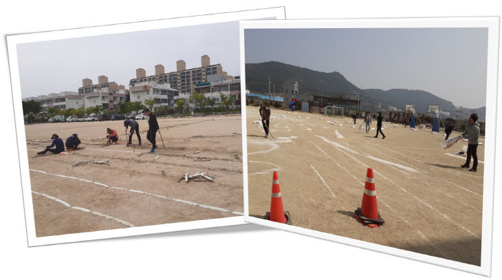 기술나눔재능봉사단 활동 모습.사진=부산교육청 제공