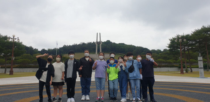 공동교육과정 현장체험에 나선 서천 화양초와 비인초