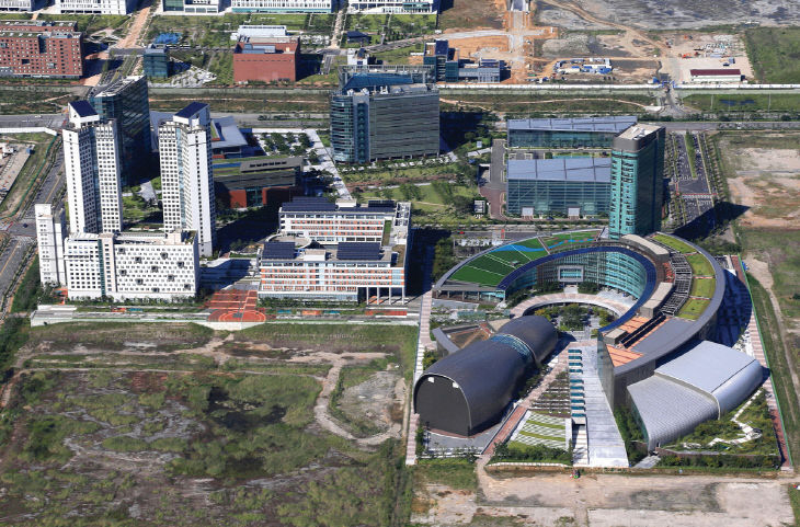 송도글로벌대학 전경