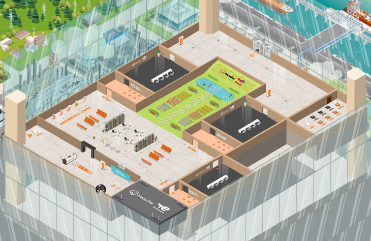 사진1. 한화토탈에너지스 가상면접장