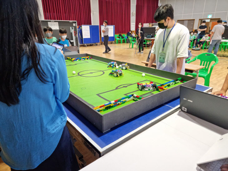 제2회 서천군 학생로봇축구대회 모습