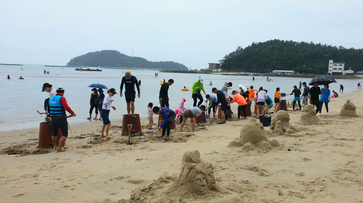 31-송호해변축제 모래조각 만들기 체험