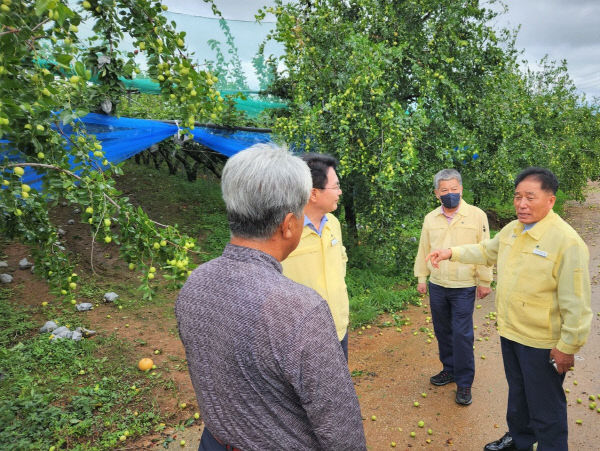 고창군의회, 태풍 힌남노 피해현장 방문 (사진)