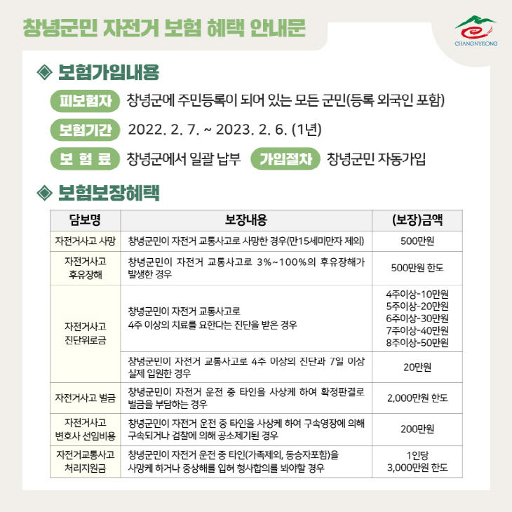 창녕군, 자전거 안심하고 타세요(2)