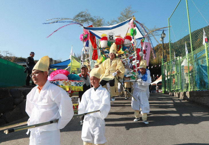 천왕축제, 상여놀이)